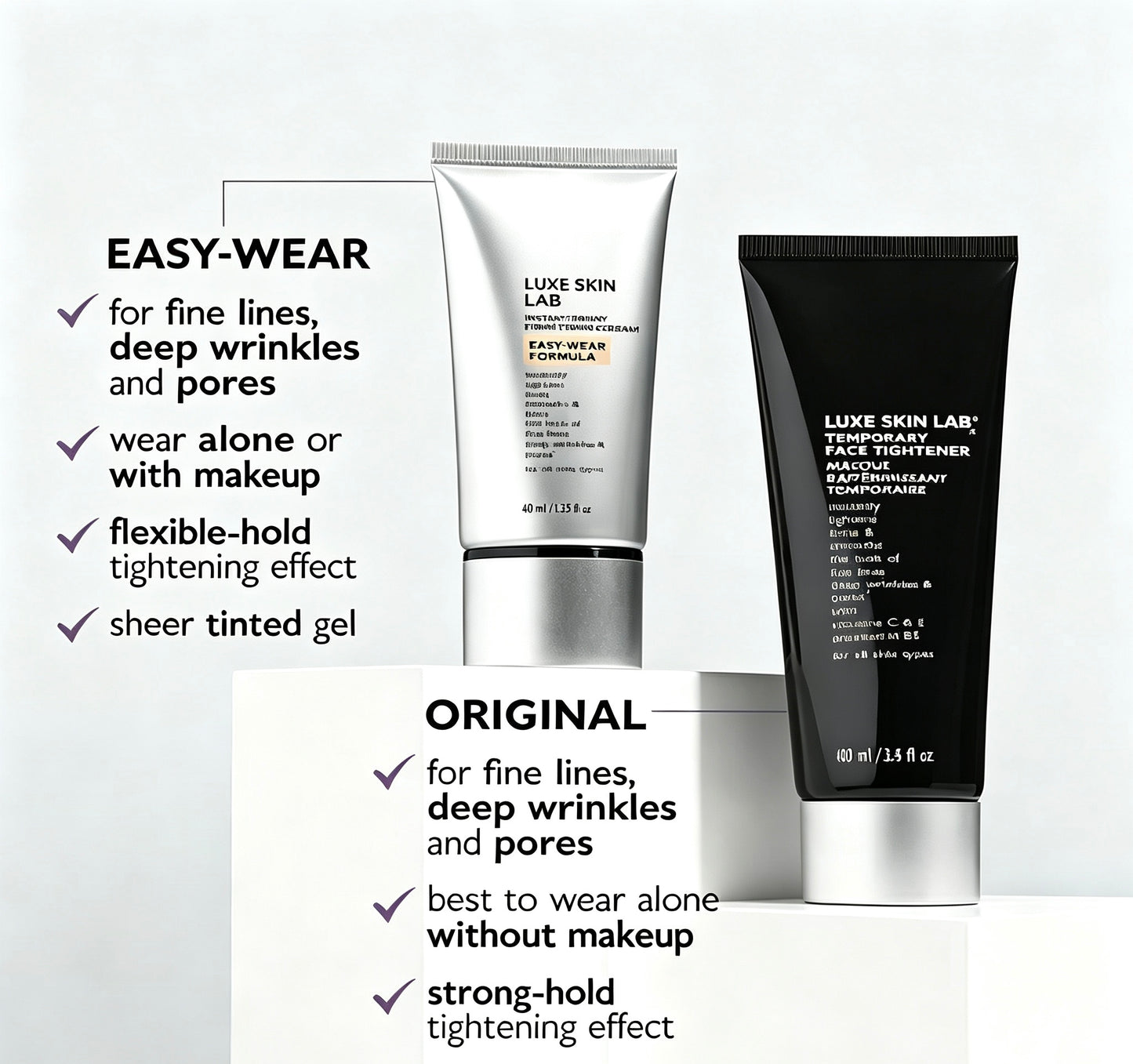 Limited 24-Hour Clearout Sale: Instant Firming Face Tightener Cream | Erase Fine Lines, Pores & Wrinkles For All-Day Smooth Makeup Base