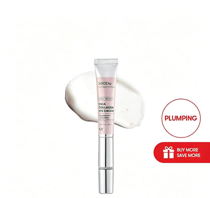 PDRN Peptide & Collagen Micro-Infusion Eye Cream with Sonic Massager | Anti-Wrinkle & Firming Care