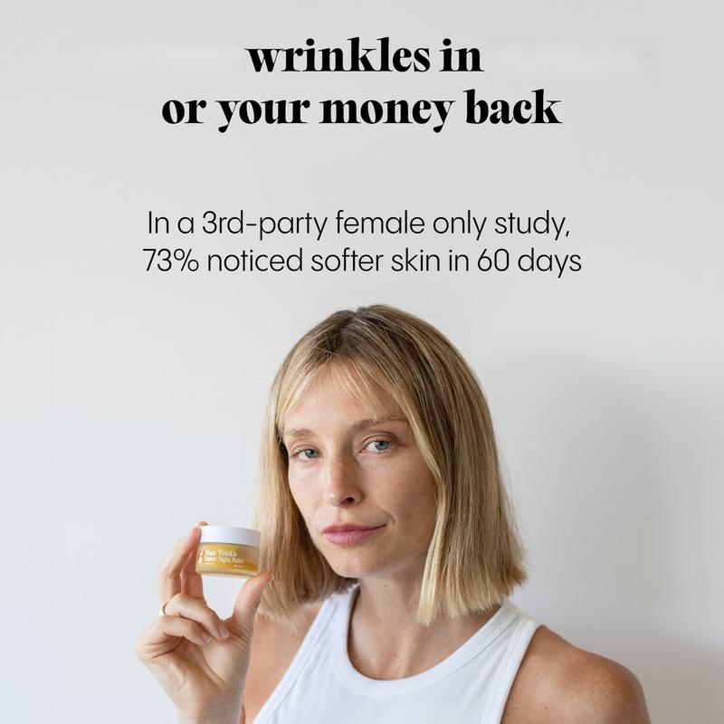 Magic Wrinkle Eraser Night Balm Skin Repair and Restore, Collagen Boost, Reduce Fine Lines & Dark Circles.