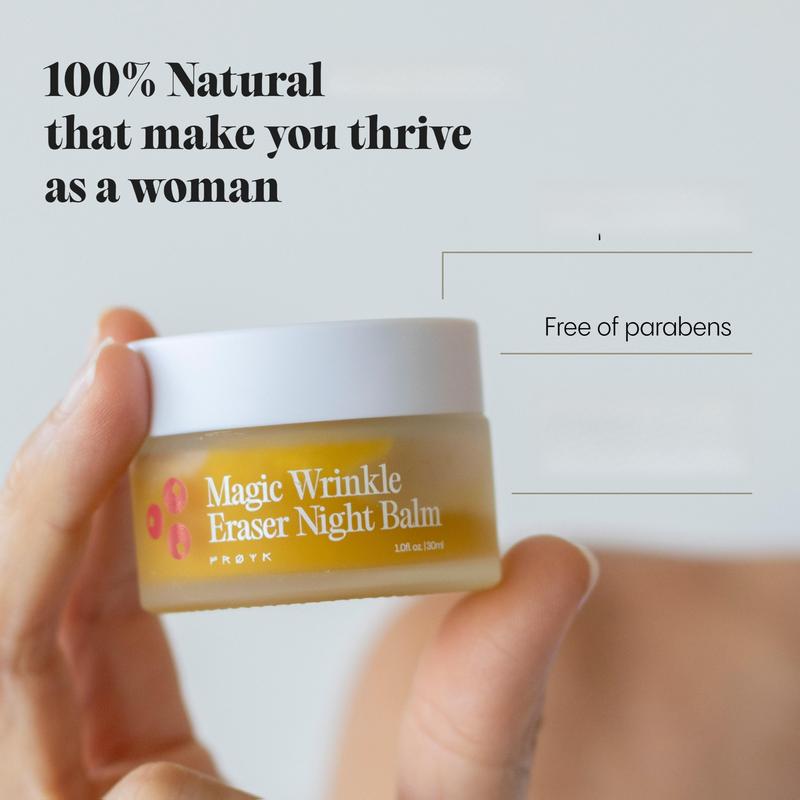 Magic Wrinkle Eraser Night Balm Skin Repair and Restore, Collagen Boost, Reduce Fine Lines & Dark Circles.
