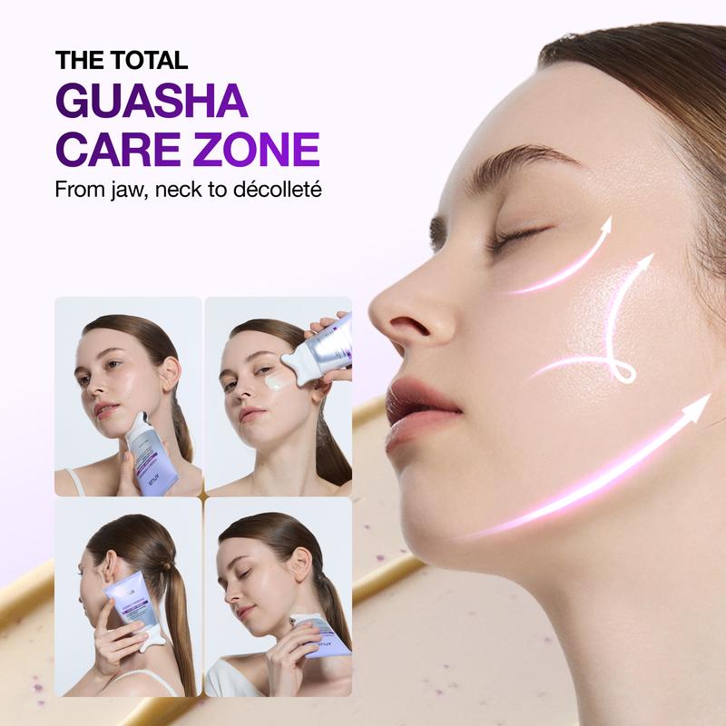 2‑in‑1 Collagen Retinol Guasha Cream | 5‑Min Instant Jawline Lifter, Peptide Reduces Wrinkles & Restores Skin Elasticity for Sagging Skin