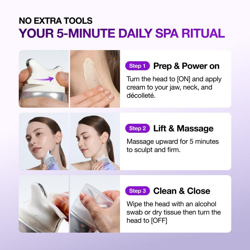 2‑in‑1 Collagen Retinol Guasha Cream | 5‑Min Instant Jawline Lifter, Peptide Reduces Wrinkles & Restores Skin Elasticity for Sagging Skin