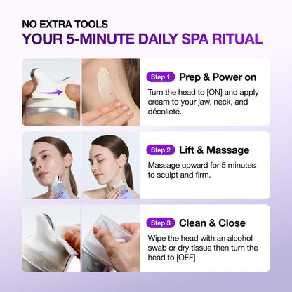 2‑in‑1 Collagen Retinol Guasha Cream | 5‑Min Instant Jawline Lifter, Peptide Reduces Wrinkles & Restores Skin Elasticity for Sagging Skin