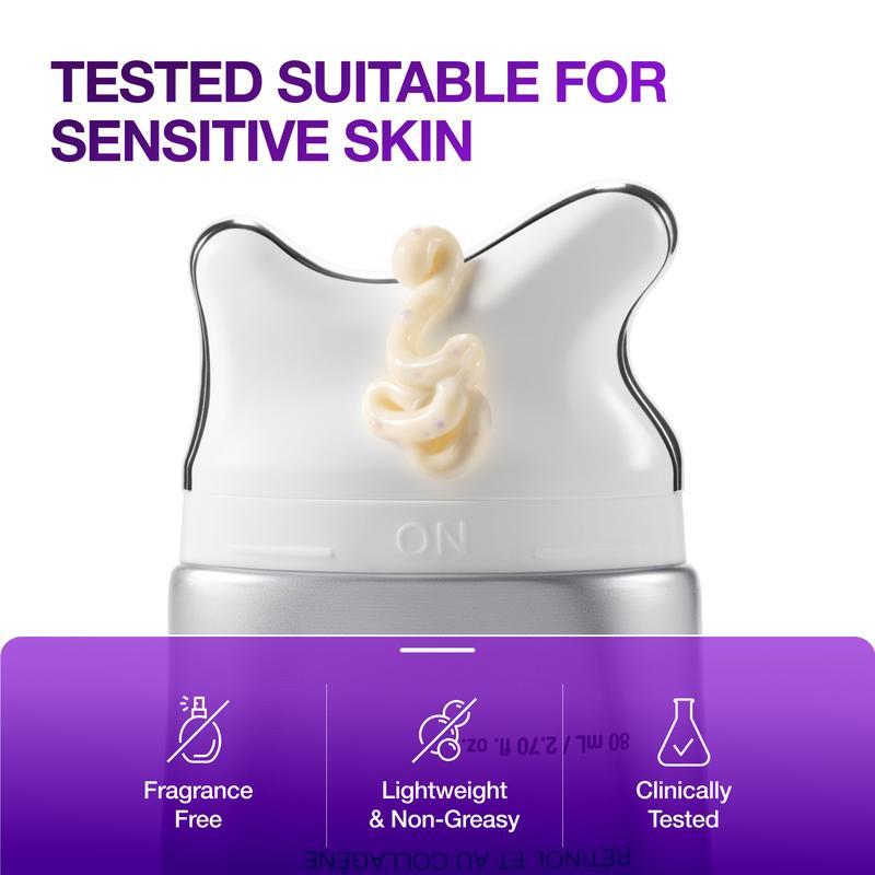 2‑in‑1 Collagen Retinol Guasha Cream | 5‑Min Instant Jawline Lifter, Peptide Reduces Wrinkles & Restores Skin Elasticity for Sagging Skin
