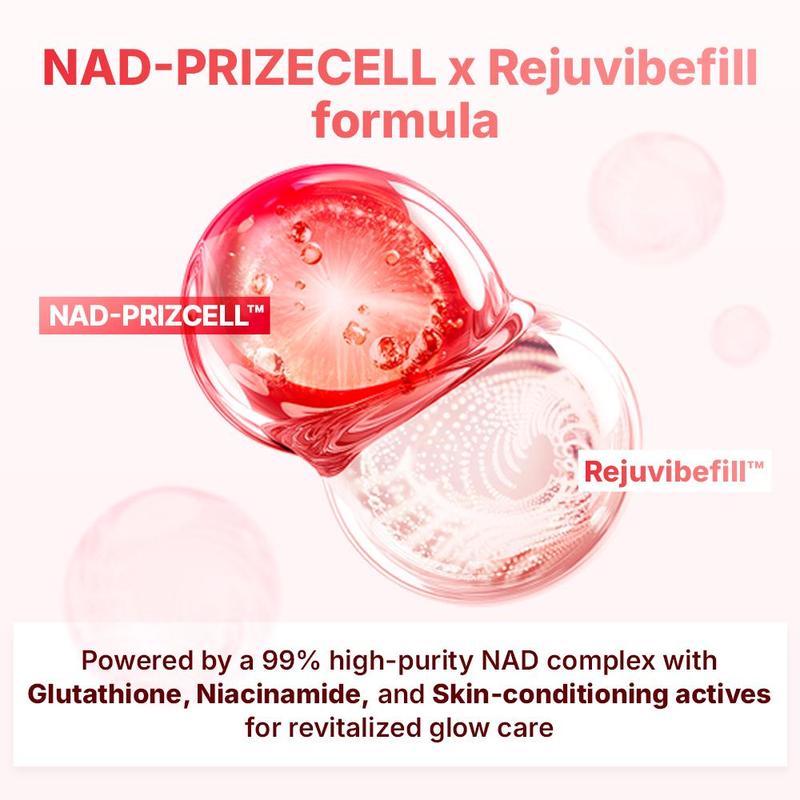 Cell Energy Booster Duo - Brightening Firming Hydrating Korean Serum & Cream with NAD, Niacinamide & Glutathione