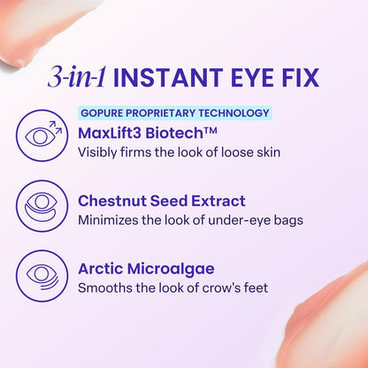 Warehouse Clearout Instant Lifting Under Eye Gel, Targets Puffy Eyes, Dark Circles & Fine Lines, Collagen Anti-Aging Brightening Eye Care for All Genders